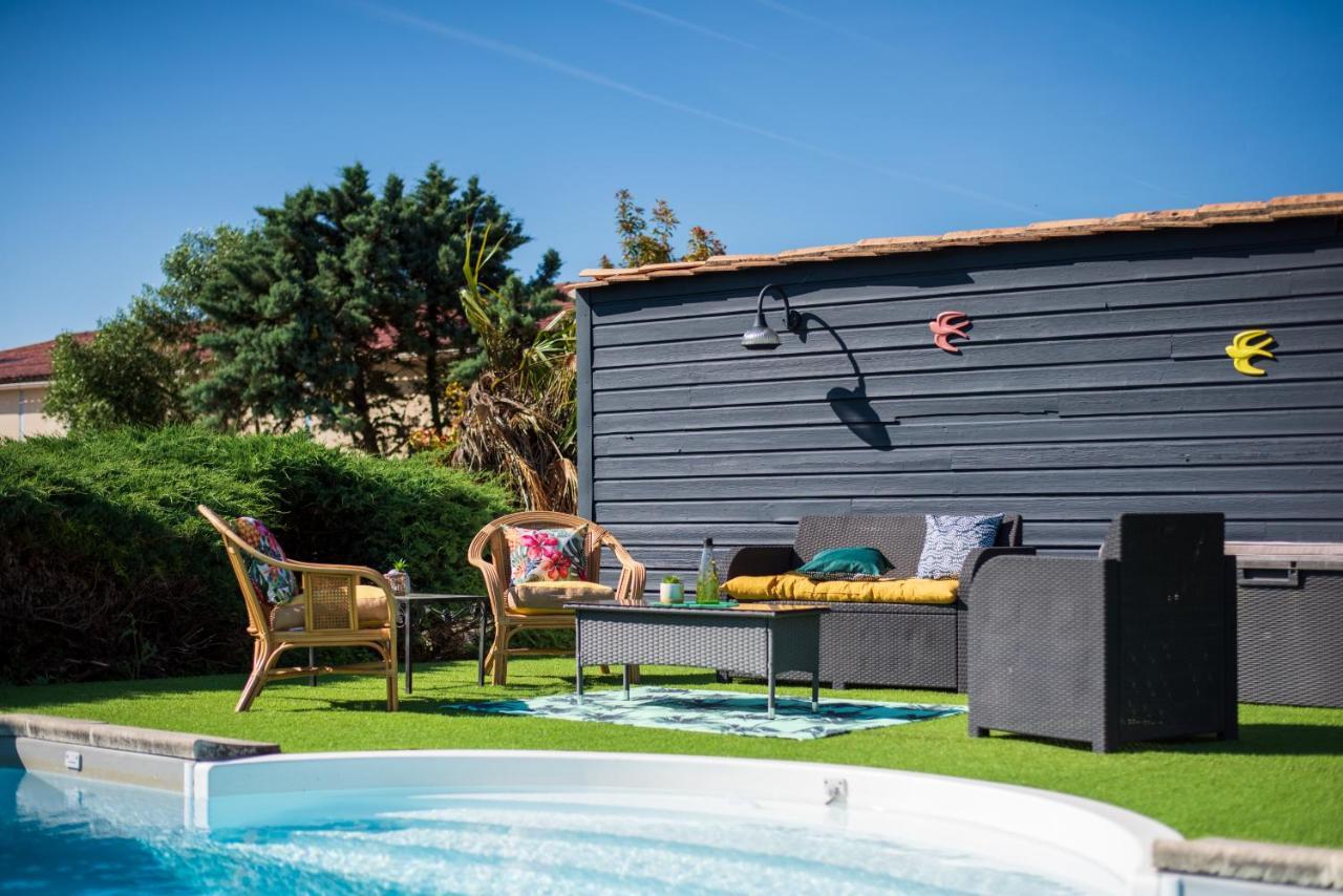 Chambre Merlot, Piscine Et Spa, Proche St Emilion Lugon et l’Ile du Carney Exterior foto